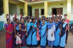 With women of Asha Didi organizaion (Ranipeta)