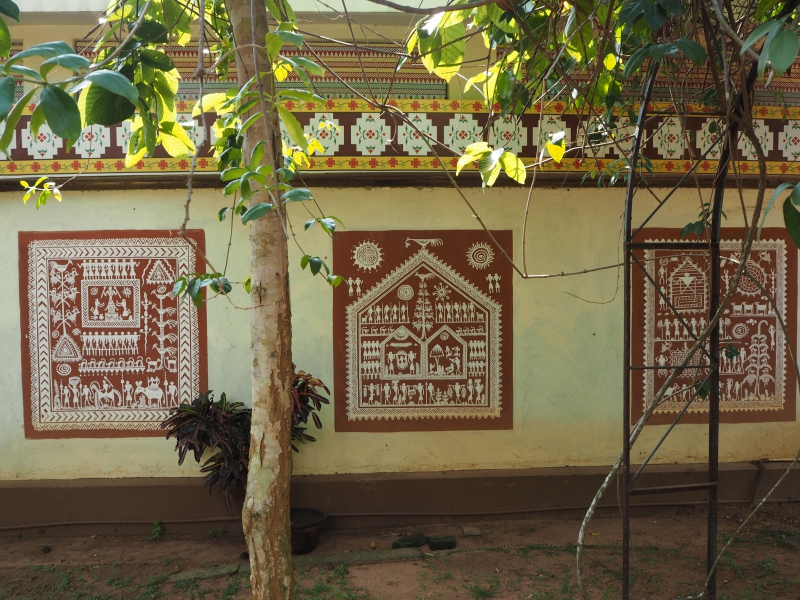 Idittal paintings in the Tribal museum, Bhubaneswar