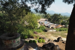 View of the village of Marichaguda from the steps of the Matar Banom Temple