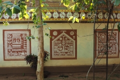 Idittal paintings in the Tribal museum, Bhubaneswar