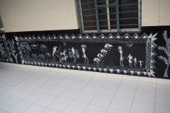 Idittal painting in the Centurion university, Paralakhemundi (made by Srinivas Gomango))