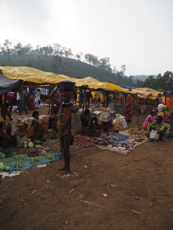 The tribal market in Onukudelli
