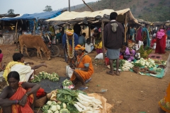 The tribal market in Onukudelli